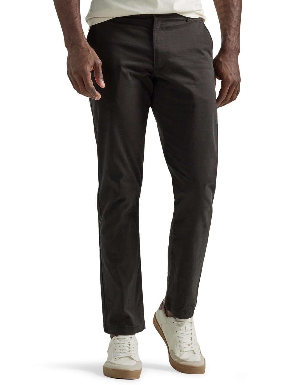 NWT Lee Men’s 32X32 Black Slim Fit Stretch Cotton Chino Pants